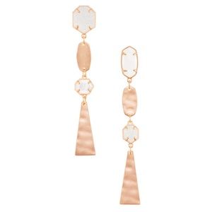 Kendra Scott Nadia (Mother of Pearl, Drusy/Gold)